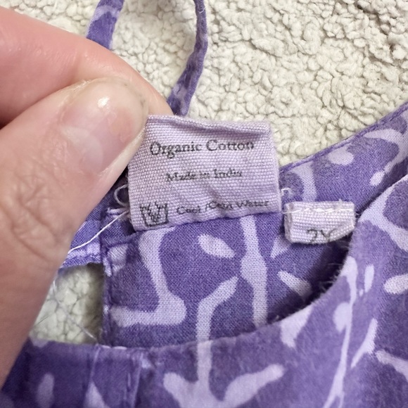 BLEUCOCO Purple Organic Cotton Tank | 2-3T - Picture 4 of 6